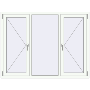 Buy Tilt-and-Turn 1600x1200 mm KORSA OPTIMUM REHAU EURO 70