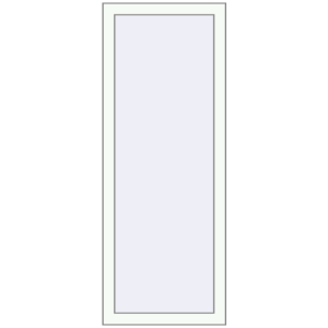 Buy Tilt-and-Turn 500x1380 mm REHAU OPTIMUM EURO-DESIGN 70 RAL 9016 Traffic white two-sided