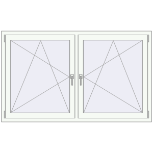 Buy Tilt-and-Turn 1650x1000 mm REHAU OPTIMUM EURO-DESIGN 70 ANTHRACITE_GREY_STRUKTURAL external