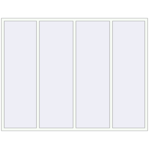 Buy Tilt-and-Turn 2600x2000 mm REHAU ENERGY-SAVING SYNEGO MD RAL 9016 Traffic white two-sided