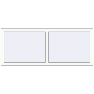 Buy Tilt-and-Turn 1500x600 mm REHAU OPTIMUM EURO-DESIGN 70 RAL 9016 Traffic white two-sided