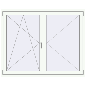 Buy Tilt-and-Turn 1500x1200 mm KORSA OPTIMUM REHAU EURO 70