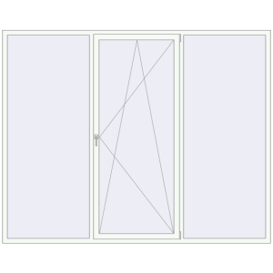 Zamów teraz Okna skrzydłowe 2800x2200 mm REHAU OPTIMUM EURO-DESIGN 70 RAL 9016 Traffic white dwustronny