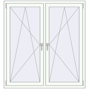 Zamów teraz Okna skrzydłowe 1425x1460 mm REHAU ENERGY-SAVING SYNEGO MD GOLDEN OAK zewnętrzny