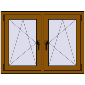 Zamów teraz Okna skrzydłowe 1065x800 mm REHAU ENERGY-SAVING SYNEGO MD GOLDEN OAK dwustronny