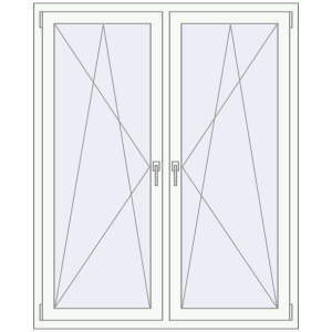 Zamów teraz Okna skrzydłowe 1250x1590 mm KORSA ENERGY-SAVING REHAU SYNEGO MD RAL 9016 Traffic white dwustronny