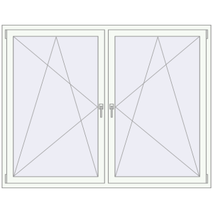 Buy Tilt-and-Turn 1860x1450 mm KORSA ENERGY-SAVING REHAU SYNEGO MD