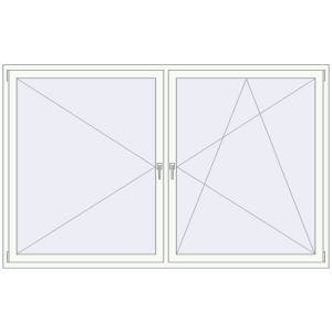 Buy Tilt-and-Turn 2400x1500 mm KORSA ENERGY-SAVING REHAU SYNEGO MD