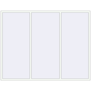 Buy Tilt-and-Turn 2700x2100 mm REHAU OPTIMUM EURO-DESIGN 70 RAL 9016 Traffic white two-sided