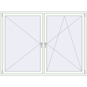 Buy Tilt-and-Turn 2000x1500 mm KORSA OPTIMUM REHAU EURO 70