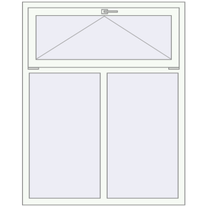 Buy Tilt-and-Turn 1200x1500 mm REHAU OPTIMUM EURO-DESIGN 70 RAL 9016 Traffic white two-sided