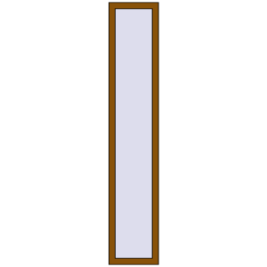 Buy Tilt-and-Turn 400x2100 mm REHAU OPTIMUM EURO-DESIGN 70 GOLDEN OAK two-sided