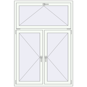Zamów teraz Okna skrzydłowe 1210x1760 mm REHAU OPTIMUM EURO-DESIGN 70 RAL 9016 Traffic white dwustronny