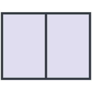 Buy Tilt-and-Turn 2000x1490 mm REHAU OPTIMUM EURO-DESIGN 70 ANTHRACITE_GREY_STRUKTURAL two-sided