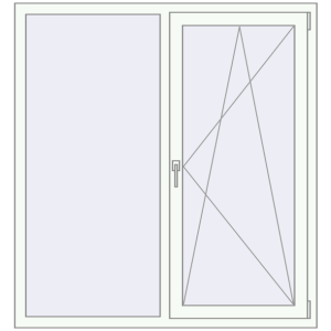 Buy Tilt-and-Turn 1400x1450 mm KORSA ENERGY-SAVING REHAU SYNEGO MD