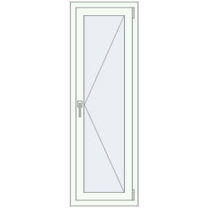 Buy Tilt-and-Turn 500x1500 mm REHAU OPTIMUM EURO-DESIGN 70 BLACK_BROWN external