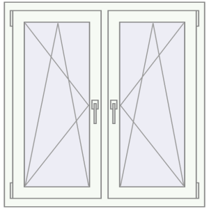 Zamów teraz Okna skrzydłowe 1020x1040 mm REHAU ENERGY-SAVING SYNEGO MD DARK_OAK zewnętrzny