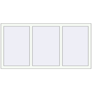 Buy Tilt-and-Turn 1600x800 mm REHAU OPTIMUM EURO-DESIGN 70 RAL 9016 Traffic white two-sided