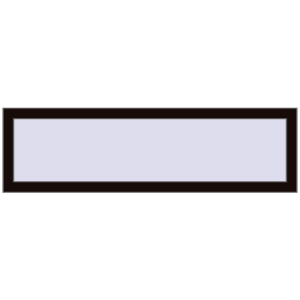 Buy Tilt-and-Turn 1400x400 mm REHAU OPTIMUM EURO-DESIGN 70 BLACK_BROWN two-sided
