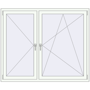 Buy Tilt-and-Turn 1620x1340 mm KORSA OPTIMUM REHAU EURO 70