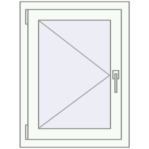Zamów teraz Okna skrzydłowe 580x830 mm KORSA BRILLANT DESIGN