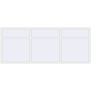 Buy Tilt-and-Turn 3510x1400 mm REHAU BRILLANT DESIGN RAL 9016 Traffic white two-sided