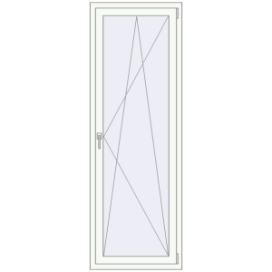 Buy Tilt-and-Turn 700x2030 mm REHAU ENERGY-SAVING SYNEGO MD RAL 9016 Traffic white two-sided