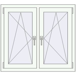 Zamów teraz Okna skrzydłowe 1035x890 mm REHAU ENERGY-SAVING SYNEGO MD CHOCOLATE_BROWN zewnętrzny