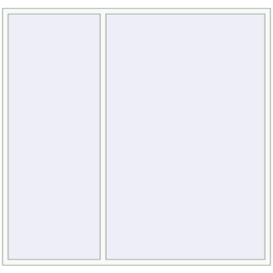 Buy Tilt-and-Turn 2400x2300 mm REHAU BRILLANT DESIGN RAL 9016 Traffic white two-sided