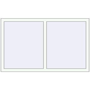 Buy Tilt-and-Turn 1400x850 mm REHAU OPTIMUM EURO-DESIGN 70 RAL 9016 Traffic white two-sided