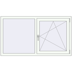 Buy Tilt-and-Turn 1510x840 mm KORSA OPTIMUM REHAU EURO 70