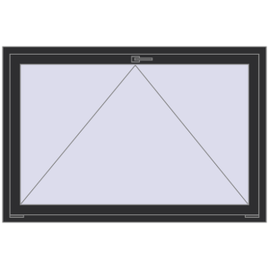 Buy Tilt-and-Turn 1500x1000 mm REHAU OPTIMUM EURO-DESIGN 70 ANTHRACITE_GREY_GLATT two-sided