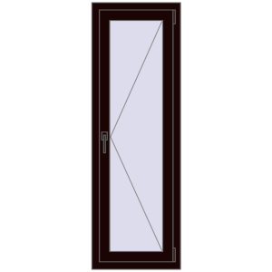 Buy Tilt-and-Turn 500x1500 mm REHAU OPTIMUM EURO-DESIGN 70 CHOCOLATE_BROWN two-sided