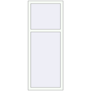 Buy Tilt-and-Turn 650x1650 mm REHAU BRILLANT DESIGN RAL 9016 Traffic white two-sided