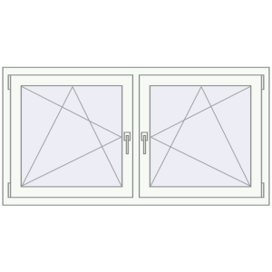 Zamów teraz Okna skrzydłowe 1500x755 mm REHAU ENERGY-SAVING SYNEGO MD BASALT_GREY zewnętrzny