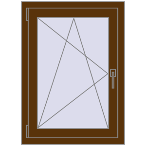 Zamów teraz Okna skrzydłowe 700x900 mm CLASICTHERM 70 WALNUT dwustronny