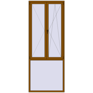 Buy Tilt-and-Turn 1150x2940 mm KORSA OPTIMUM REHAU EURO 70