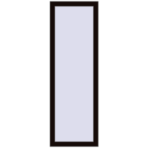 Buy Tilt-and-Turn 500x1500 mm REHAU OPTIMUM EURO-DESIGN 70 BLACK_BROWN two-sided