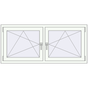 Zamów teraz Okna skrzydłowe 1545x665 mm REHAU ENERGY-SAVING SYNEGO MD CHOCOLATE_BROWN zewnętrzny