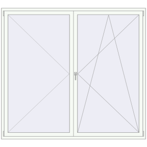 Buy Tilt-and-Turn 2200x2000 mm KORSA OPTIMUM REHAU EURO 70