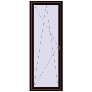 Buy Tilt-and-Turn 800x2200 mm REHAU OPTIMUM EURO-DESIGN 70 CHOCOLATE_BROWN two-sided