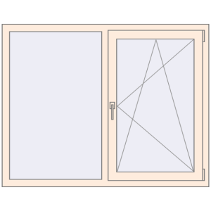 Buy Tilt-and-Turn 1400x1100 mm KORSA OPTIMUM REHAU EURO 70