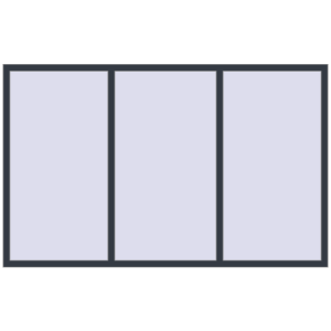 Buy Tilt-and-Turn 2400x1500 mm REHAU OPTIMUM EURO-DESIGN 70 ANTHRACITE_GREY_STRUKTURAL two-sided