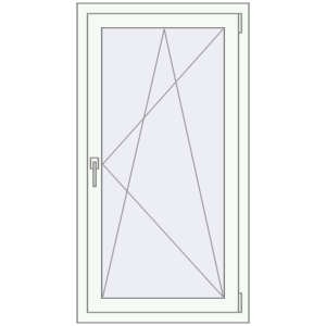 Zamów teraz Okna skrzydłowe 720x1280 mm KORSA OPTIMUM REHAU EURO 70