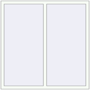 Buy Tilt-and-Turn 1360x1365 mm KORSA BRILLANT DESIGN