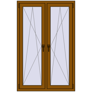 Zamów teraz Okna skrzydłowe 1020x1550 mm REHAU ENERGY-SAVING SYNEGO MD GOLDEN OAK dwustronny