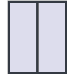 Buy Tilt-and-Turn 1300x1603 mm REHAU OPTIMUM EURO-DESIGN 70 ANTHRACITE_GREY_STRUKTURAL two-sided