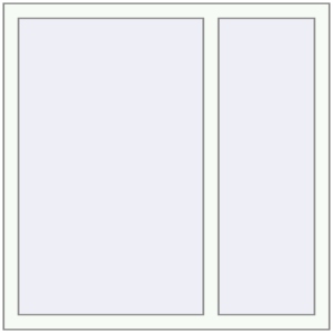 Buy Tilt-and-Turn 1100x1100 mm REHAU OPTIMUM EURO-DESIGN 70 RAL 9016 Traffic white two-sided