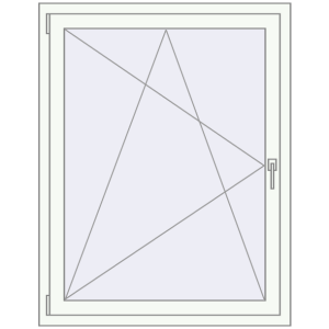 Buy Tilt-and-Turn 1000x1300 mm REHAU OPTIMUM EURO-DESIGN 70 GOLDEN OAK external