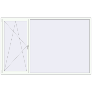 Buy Tilt-and-Turn 2695x1690 mm KORSA ENERGY-SAVING REHAU SYNEGO MD